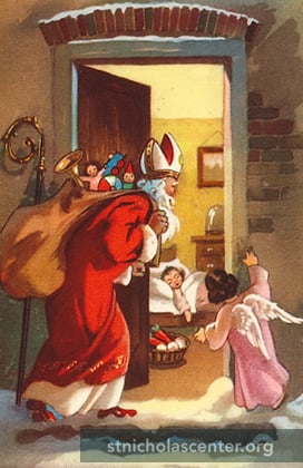 St Nicholas with Angel St Nicholas with Angel