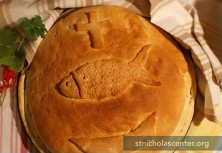 Bulgarian Nikulden bread Bulgarian Nikulden bread