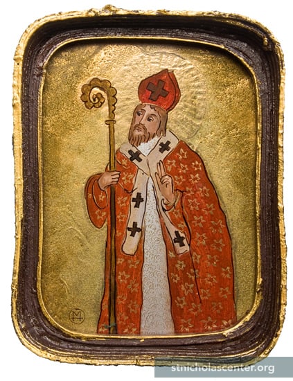 Oil painting in reverse on glass Oil painting in reverse on glass