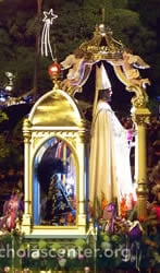 Two litters with statues Two litters with statues