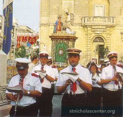 Band in procession Band in procession
