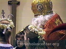 St Nicholas with angels St Nicholas with angels