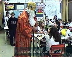 St Nicholas in classroom St Nicholas in classroom